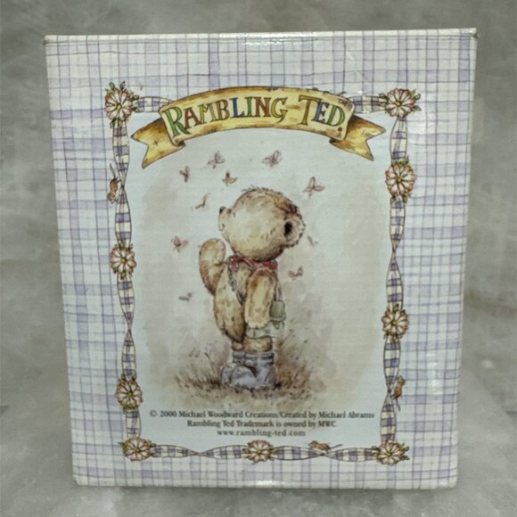 NIB Vintage Rambling Ted Gund Figurine - Michael Woodward Creations ©2000 - Picture 7 of 11